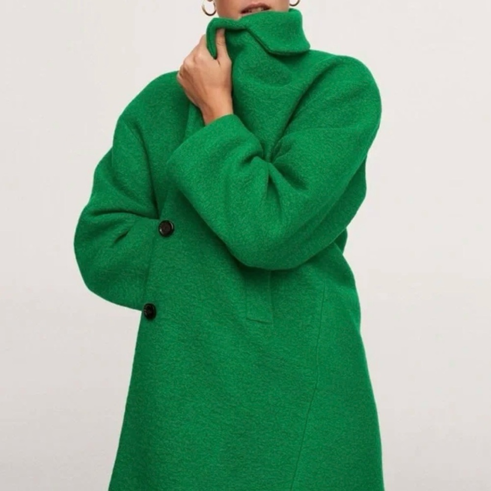 Like New Mango Oversized Wool Coat (size XL)